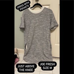 Black and cream Joe Fresh dress